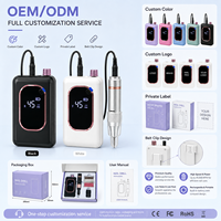 Kit de perceuse à ongles professionnel Vantrend, portable avec clip ceinture, embouts multifonctionnels, sac de rangement populaire pour fournitures d'onglerie