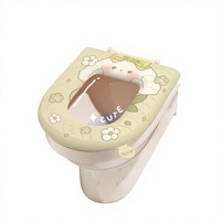 Housse de siège de toilette lavable et imperméable Chinei KAMTD1008, design cartoon, qualité supérieure, universelle, toutes saisons, pour la maison