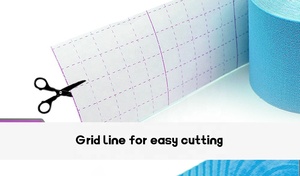Bande Kinesiologique Athlétique Imprimée Personnalisée en Coton Imperméable pour la Sécurité Sportive et la Thérapie <span class=keywords><strong>5cm</strong></span> - Product Image 6