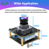 ELP 12MP 4000*3000 USB3.0 Modul Kamera 1/2.3 Sensor IMX577 Kecepatan Tinggi 230fps 1080P Webcam Dengan Kabel USB 3.0 Tipe-C 1.2m