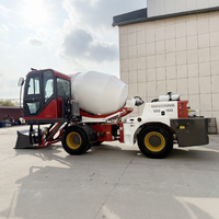 Camion malaxeur à béton Euro 5, moteur 5 Cbm, châssis 6x4, pour travaux routiers
