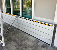 Barreras Desmontables Contra Inundaciones MEISHUO, Puertas Antiinundaciones, Barreras de Prevención de Inundaciones, Puertas de Defensa Contra Inundaciones, Barrera de Puerta Contra Inundaciones