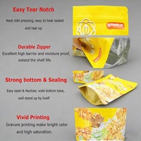 Sachet Doypack en plastique refermable avec impression personnalisée, résistant aux odeurs, pour chips, en-cas, bonbons, noix, fruits, 150g, sac en Mylar