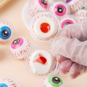 Fabricante de Dulces de Goma en China, Venta al por Mayor de Dulces de Gelatina Suave con Forma de Ojo, Sabores de Frutas Mixtos, Halal - Product Image 5