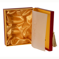 Boîtes en carton personnalisées de luxe pour thé chinois, avec logo personnalisé, finition mate, doublure en soie, forme rectangulaire, emballage alimentaire personnalisé