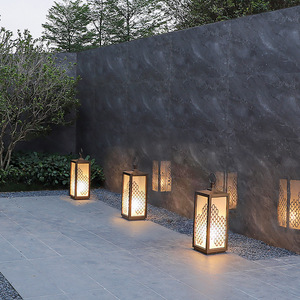 โคมไฟสนามกันน้ำกลางแจ้ง สไตล์จีนใหม่ สำหรับสวน ลานบ้าน ทางเดิน โคมไฟนำทาง - Product Image 3