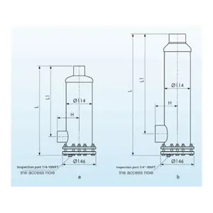 Cartouche filtrante pour unité de compresseur de réfrigération métallique FastK FEM10021/25/34/20021/25/34 avec garantie d'un an, origine Chine - Product Image 2