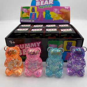 Nouveau produit : Ours en peluche Maltose End Box, jouet anti-stress à presser et rire, gadget de relaxation, jouet à rebond lent, en boîte - Product Image 1