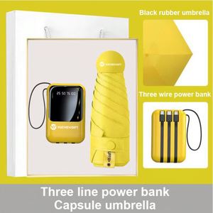 Wholesale Promotional Luxury <b>Gifts</b> Items Business Customizable <b>Gift</b> <b>Set</b> With Power Bank and Umbrella - Product Image 4