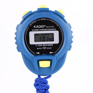 Cronómetro digital Kadio KD-6128, resistente al agua hasta 100 m, temporizador deportivo de 1/100 de segundo para natación, pista y campo, unisex - Product Image 1