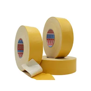 Tesa 4964双面布基胶带织物粘合和贴合白色胶带粘度高，无残留，易于涂抹