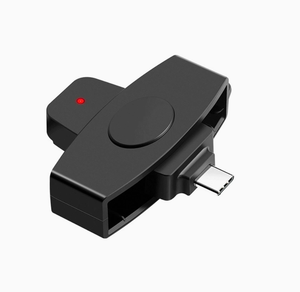 Lecteur de carte CAC intelligent Type-C fabriqué en Chine pour les banques, la déclaration de taxes, les cartes SIM, les cartes IC, les cartes d'identité - Product Image 1