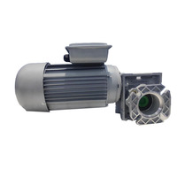 Moteur asynchrone monophasé 1,5 kW 2 CV 220 V 380 V CA avec réducteur à vis sans fin