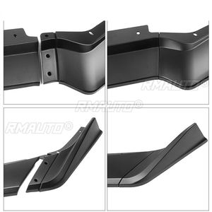 Para Chevy Corvette C8 2020-2022, 5 piezas, difusor de labio de parachoques delantero de coche, estilo fibra de carbono, negro brillante, accesorios de esquina divisorios - Product Image 6