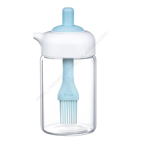 Bouteille à huile multifonctionnelle 2-en-1 CXT073 en verre pour usage domestique et barbecue extérieur – Vente en gros - Product Image 3