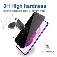 Nouveauté, protection d'écran en verre de confidentialité de haute qualité 2.5D 9H, couverture complète, déverrouillage par empreinte digitale pour Samsung S26 S25 S24 Plus Ultra