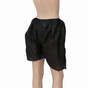 Shorts masculinos descartáveis, polipropileno, não-tecido, spa, massagem, tatuagens de beleza, uma vez, roupa íntima