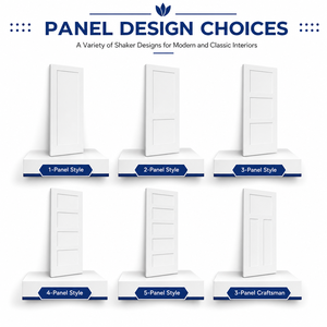 <span class=keywords><strong>Porte</strong></span> de placard moderne en MDF blanc, à six panneaux, à âme creuse, apprêtée, avec cadre, pour ouverture de 48 x 80 <span class=keywords><strong>pouces</strong></span> - Product Image 3
