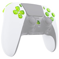 Pour les boutons transparents du contrôleur PS5 Edge, les touches de remplacement vertes claires pour le kit de mod personnalisé
