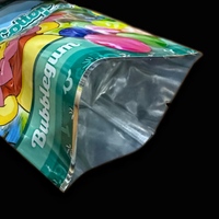 Sac de bonbons en plastique de papier d'aluminium de finition brillante personnalisée pour le chewing-gum et les sucettes thermoscellage emballage de jouet