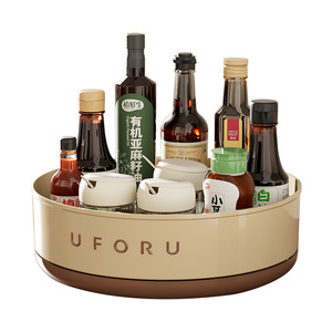 Pot à épices rotatif, rangement pivotant pour condiments, huile, sel, sauce soja, vinaigre, organisateur de cuisine, monocouche, multifonctionnel - Product Image 3