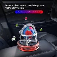 Diffuseur d'arômes pour voiture, diffuseur d'arômes solaire pour voiture, purificateur d'air solaire écologique, globe d'arômes pour voiture, parfum d'arômes pour voiture