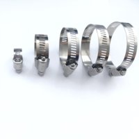 Serre-tuyau en acier inoxydable de type américain AH010-AH270, à serrage manuel, pour applications industrielles générales