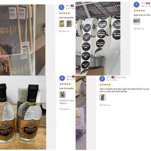 Quality Choice Custom Size Water-Resistant High-Temperature Resistant <strong>Strong</strong> <strong>Adhesion</strong> <strong>Vinyl</strong> Logo <strong>Stickers</strong> for Food Industry - Product Image 6