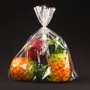 Wholesale Custom Logo Recyclable Air Hole Retail Gift 0.5kg 1kg 2kg Transparency Plastic Food Grade Flat Supermarket Exhibition - Product Image 6