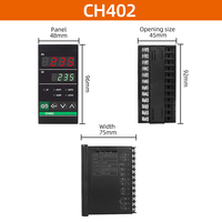 Thermostat PID CH102 CH402 CH702 CH902 Régulateur de température Régulateur Double Sortie Entrée Universelle Relais SSR 110VAC 220VAC