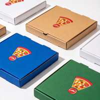 Boîte à pizza personnalisée en gros, conception d'impression personnalisée, emballage de boîte à pizza, boîte à pizza avec logo