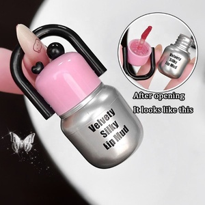 Nouveau design, mini gloss à lèvres en velours mat, longue tenue, haute saturation, maquillage pour les lèvres <span class=keywords><strong>bio</strong></span> et végan pour un usage quotidien - Product Image 1