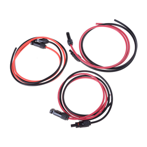   Câble d'<span class=keywords><strong>extension</strong></span> solaire, panneau solaire, connecteur double, câble solaire de 4 mètres carrés, fil de cellule solaire - Product Image 3