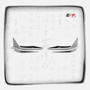 Lip Delantero de Plástico ABS Tipo MOD para Lexus IS 300/300h/350 F Sport 17-20 Facelift con Acabado Cromado - Product Image 1