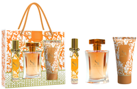 Nouvelle Arrivée Dubai Original Coffret de Parfums Arabes 4 Pièces Incluant Spray, Gel Douche, Parfum et Lait Corporel en Crème Plastique
