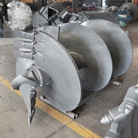 Tarière de forage droite de 600 mm pour Sany SR155 XCMG XR150 |   Source de fonds fiables |   Élimination de gros volumes de terre