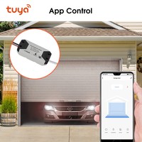 Contrôleur de porte coulissante sans fil à commande à distance par application Tuya Smart Life, compatible avec Alexa et Google Home, commande vocale, ouvre-porte de garage WiFi