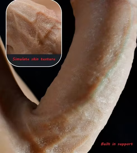 Heetverkopende, hoogwaardige, zachte siliconen dildo's, realistisch, enorm, strap-on, handmatig, waterdicht, seksspeeltje voor mannen en vrouwen - Product Image 5