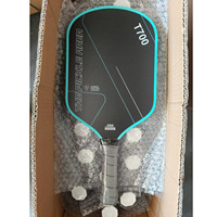 Machine de pickleball pour raquette de pickleball en fibre de carbone T700, ensemble complet de pagaies 16 mm, personnalisé, pressé à chaud transfrontalier