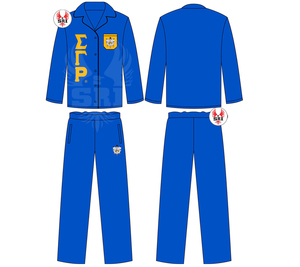 Sigma Gamma Rho Greek Sorority pijamas mujeres trajes de noche para mujeres pijama hombres satén pijama conjuntos invierno ropa de dormir Mujer - Product Image 4