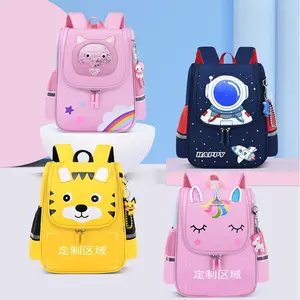 Yüksek okul sırt çantası çocuk karakter çanta çocuk çantaları büyük kapasiteli moda yeni Polyester Unisex kızlar için sırt çantaları JC deri