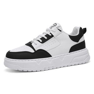 <span class=keywords><strong>Sneakers</strong></span> da <span class=keywords><strong>Uomo</strong></span> di Alta Gamma 2025, Scarpe Chunky con <span class=keywords><strong>Suola</strong></span> Spessa per Aumentare l'Altezza, Nuova Collezione Primavera in Nero e Bianco - Product Image 1