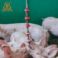 BOHU 7mm Chaîne d'alimentation automatique pour ferme de poulets et de porcs Structure soudée en acier allié avec finition en zinc