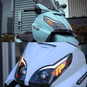 Sistema di Illuminazione Faro Anteriore a LED di Produzione di Fabbrica per Scooter e Moto per <span class=keywords><strong>Piaggio</strong></span> <span class=keywords><strong>X7</strong></span> - Product Image 3