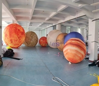 Système solaire Planètes gonflables Décoratif Mars Vénus Saturne Mercure Lune Terre Ballon Pour Espace Thème Décoration