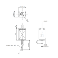 Válvula Solenoide Neumática de Plástico de 2/2 Vías, 5v 6v 12v 24v DC, Personalizada OEM ODM