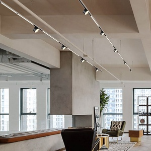 Thanh Lịch Nhôm Màu Trắng Đèn Sâu Chống Lóa Thấp Ugr Bảo Vệ Mắt Nơi Làm Việc Theo Dõi Gắn Từ Đường Sắt Thông Minh Đèn - Product Image 6