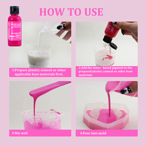 Timesrui 55ml cao tập trung nước dựa trên chất lỏng sắc tố cho xi măng và thạch cao neon/huỳnh quang nhuộm người mới bắt đầu jesmonite - Product Image 3