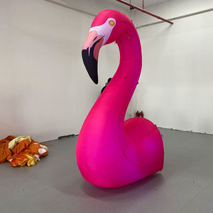 Ballon gonflable flamant rose lumineux et coloré pour la décoration <span class=keywords><strong>de</strong></span> fête musicale - Product Image 1