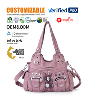 Nouveau Sac Bandoulière Y2K Vintage en Jean Haut de Gamme Angelkiss 2026 pour Femme avec Détails Chaîne, Idéal pour le Commerce B2B